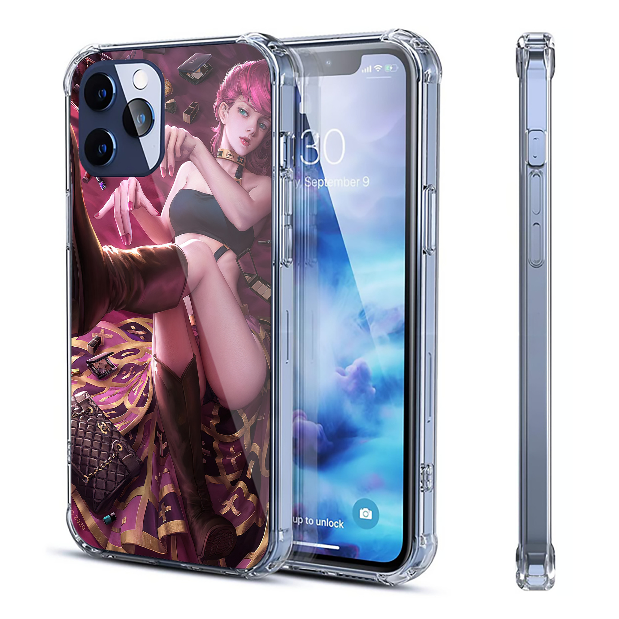 （画像用） ジョジョの奇妙な冒険 JoJo's Bizarre Adventure 【iPhone 12シリーズ対応】透明スマホケース（クリアソフトケース）